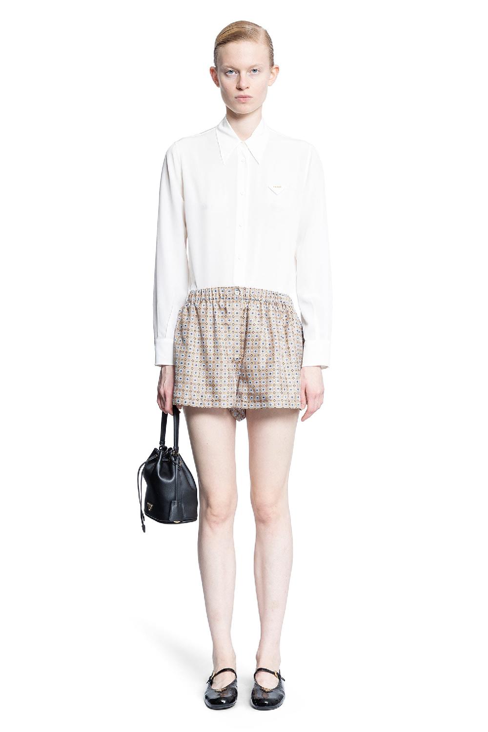 Antonioli PRADA WOMAN BEIGE SHORTS