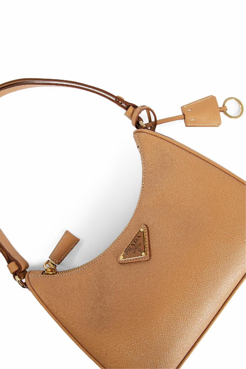 Antonioli PRADA WOMAN BEIGE SHOULDER BAGS