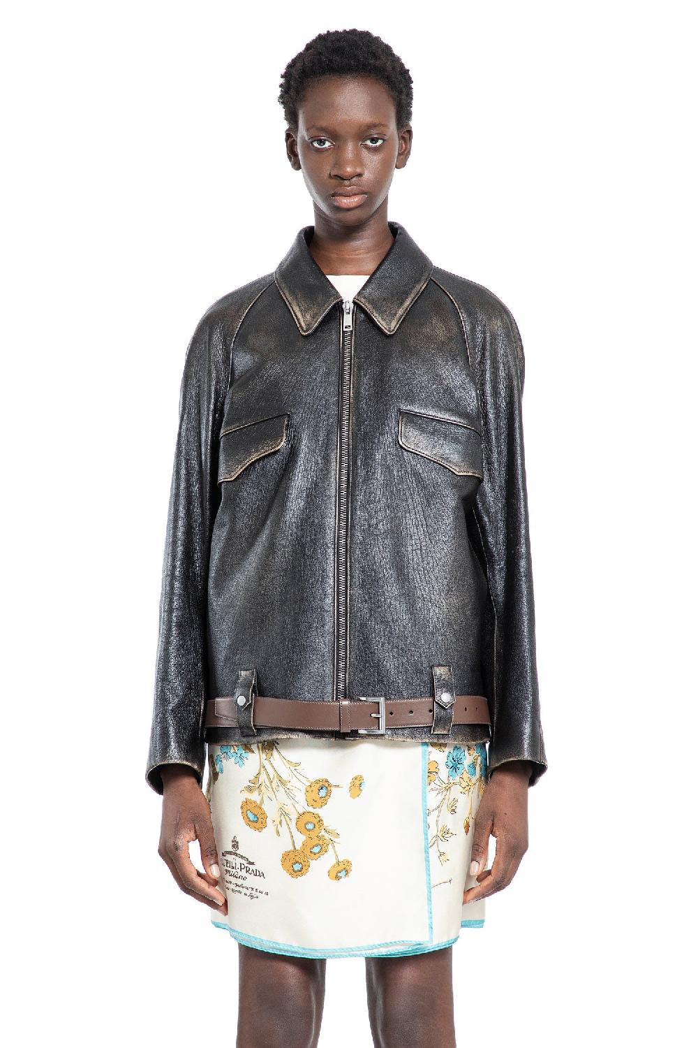 Antonioli PRADA WOMAN BLACK JACKETS