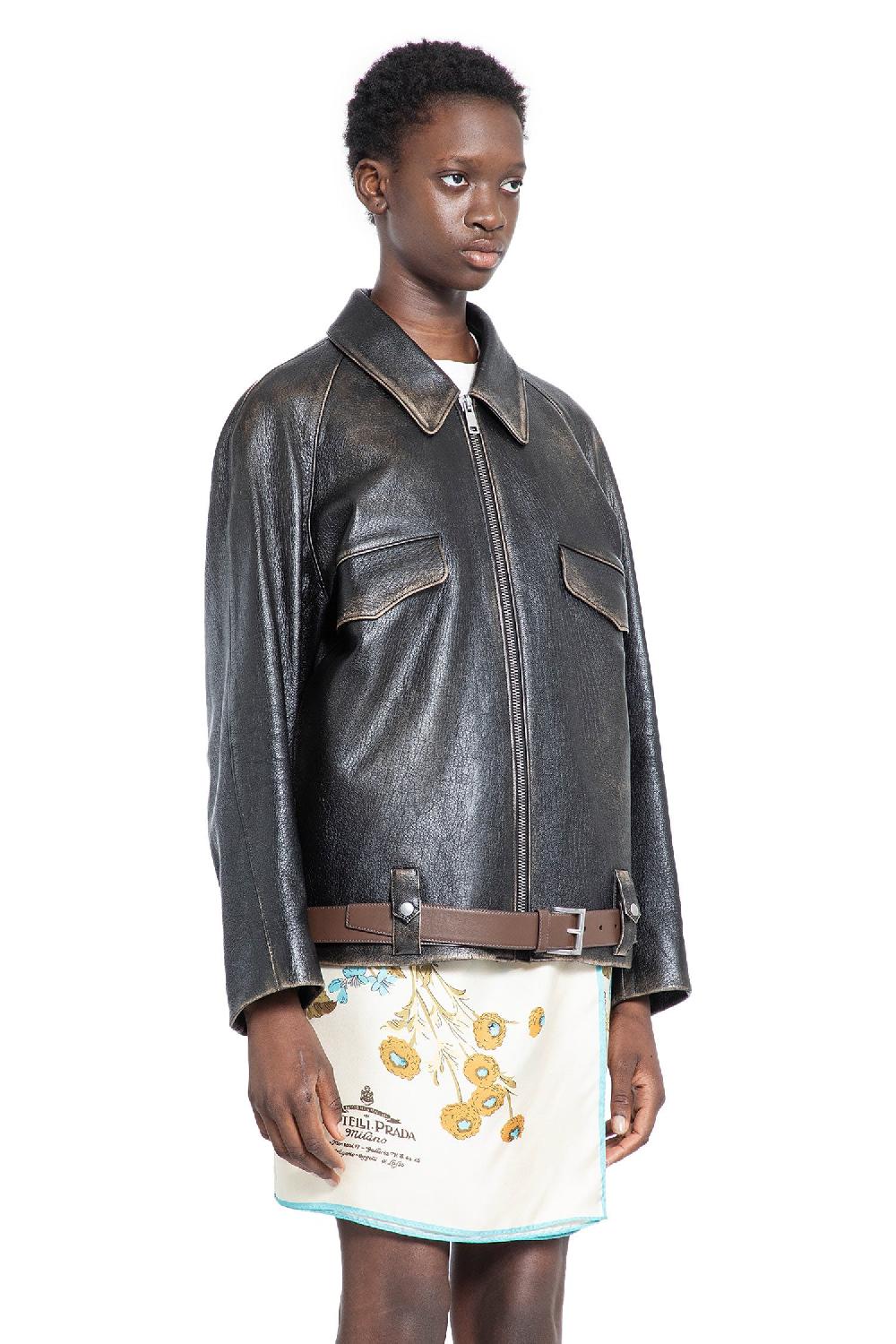Antonioli PRADA WOMAN BLACK JACKETS