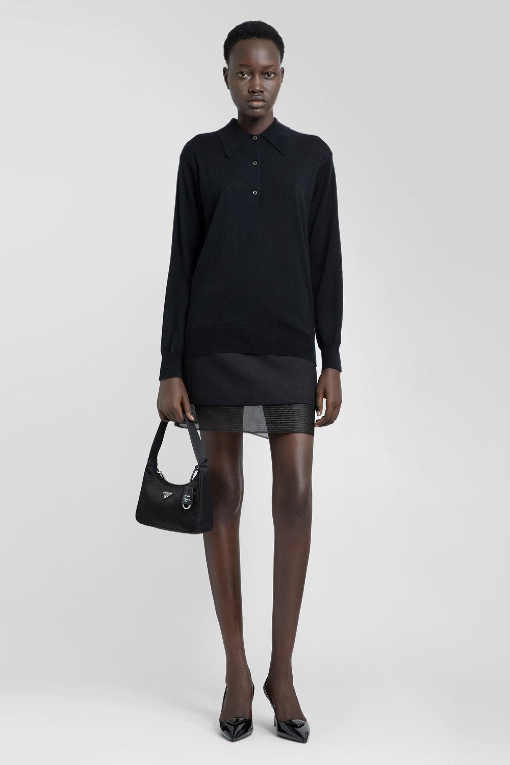 Antonioli PRADA WOMAN BLACK KNITWEAR
