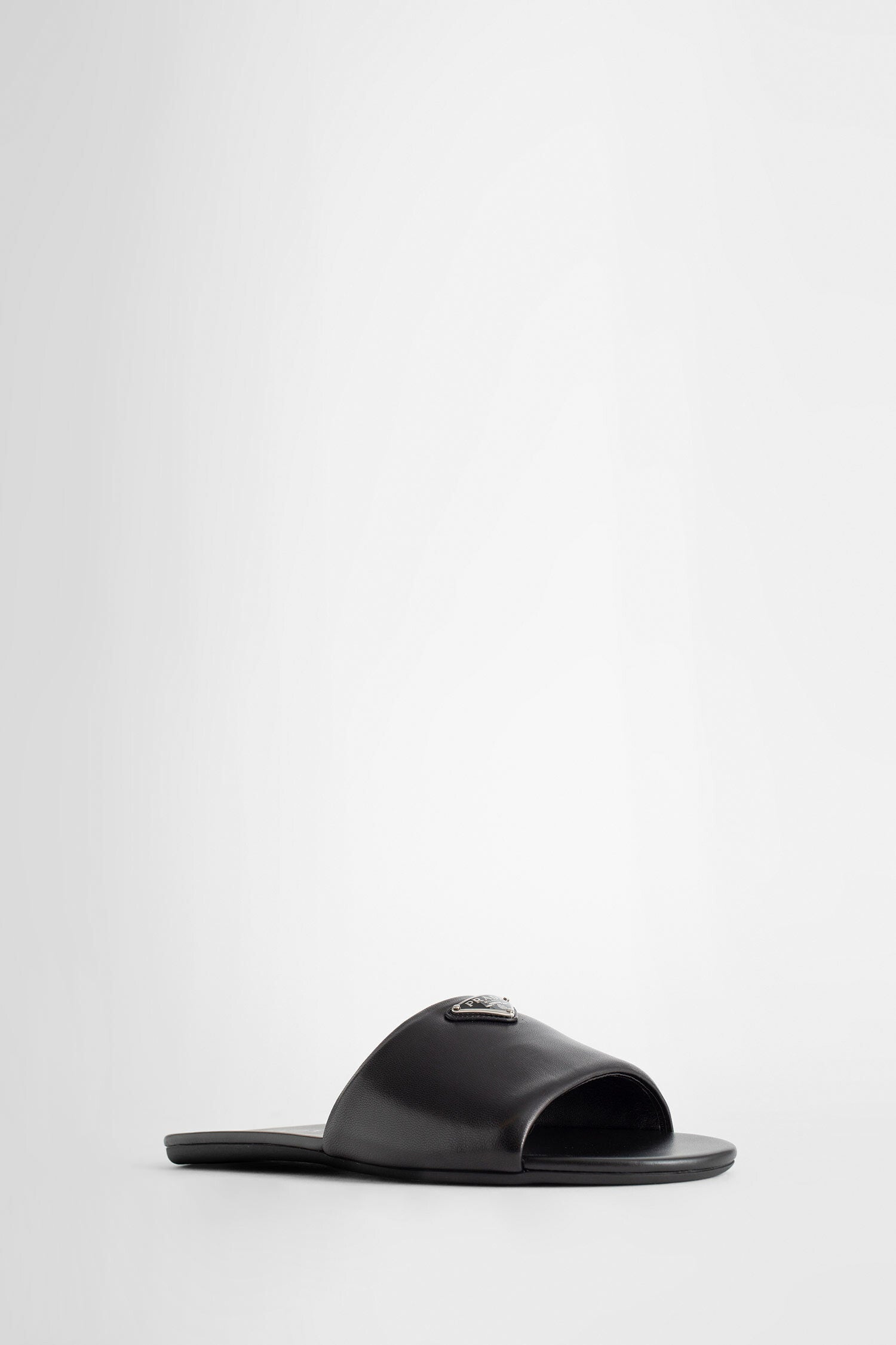 Antonioli PRADA WOMAN BLACK SANDALS & SLIDES