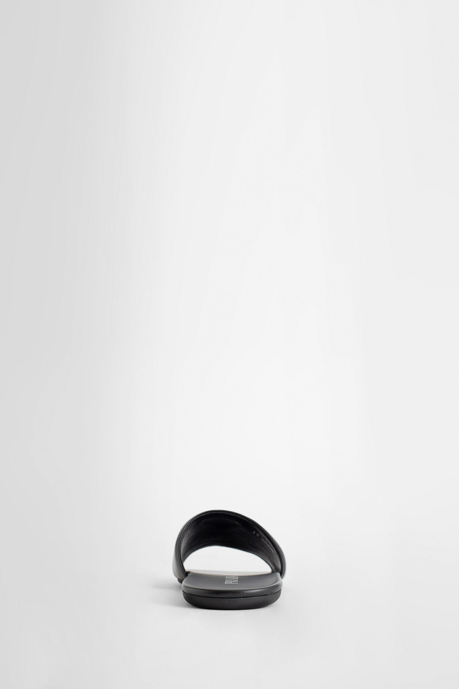 Antonioli PRADA WOMAN BLACK SANDALS & SLIDES