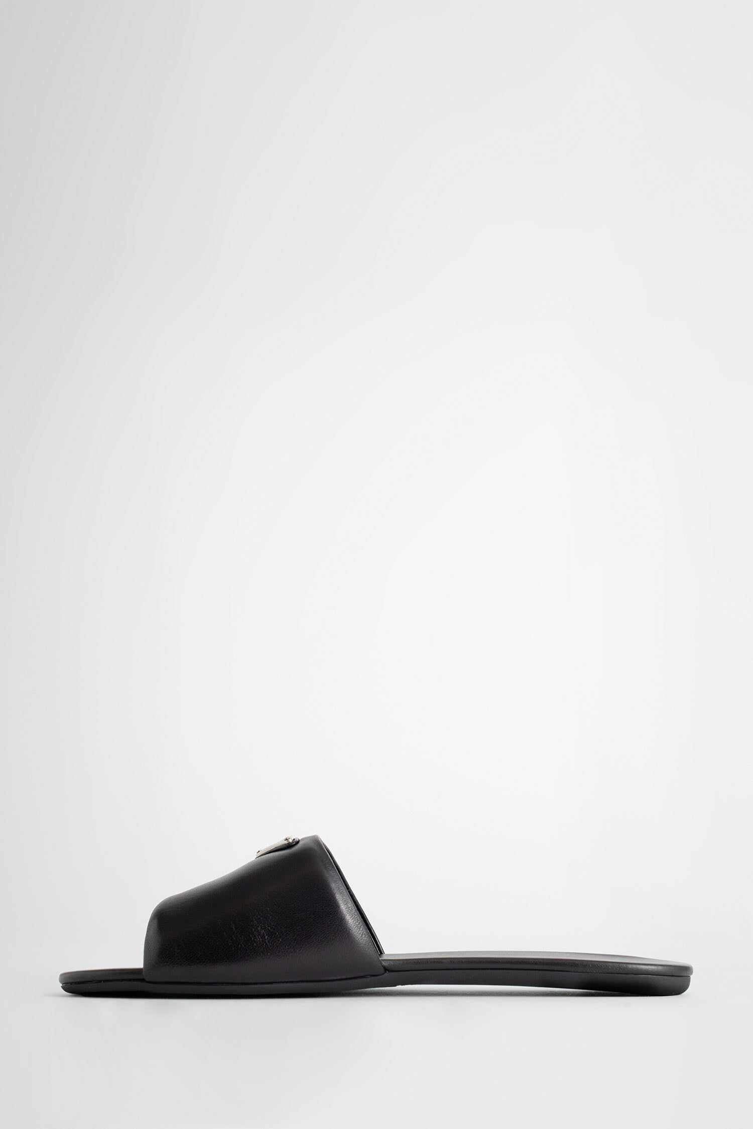 Antonioli PRADA WOMAN BLACK SANDALS & SLIDES