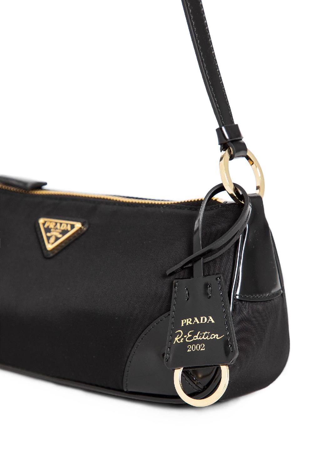 Antonioli PRADA WOMAN BLACK SHOULDER BAGS