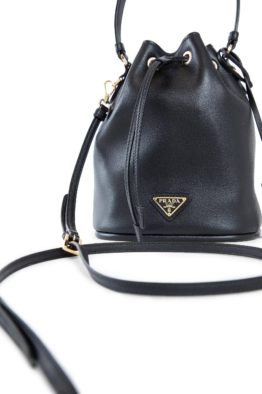 Antonioli PRADA WOMAN BLACK SHOULDER BAGS