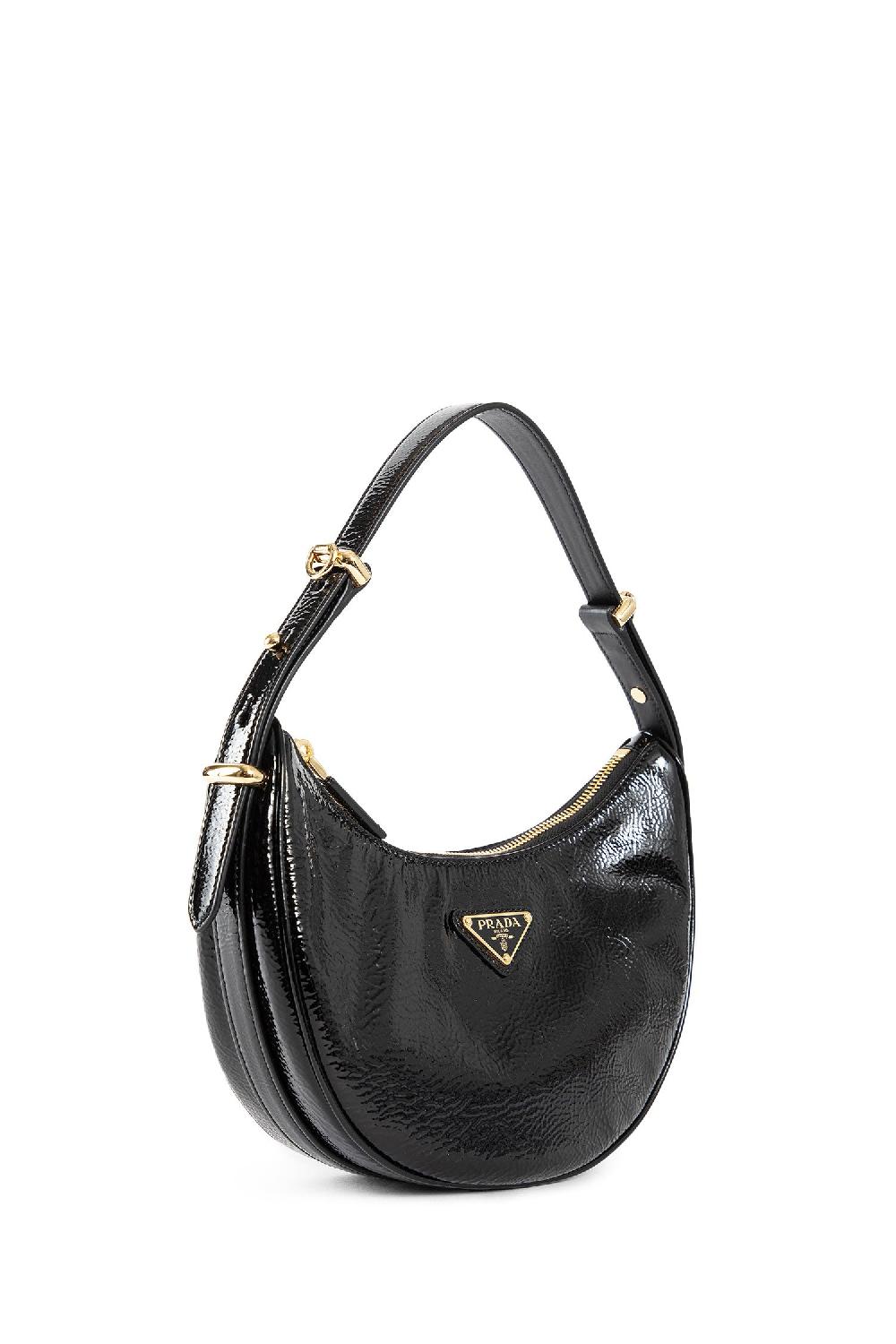 Antonioli PRADA WOMAN BLACK SHOULDER BAGS