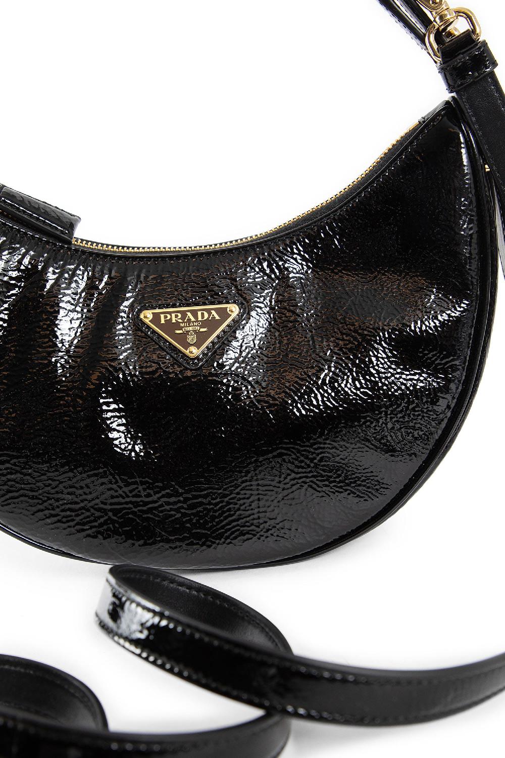 Antonioli PRADA WOMAN BLACK SHOULDER BAGS