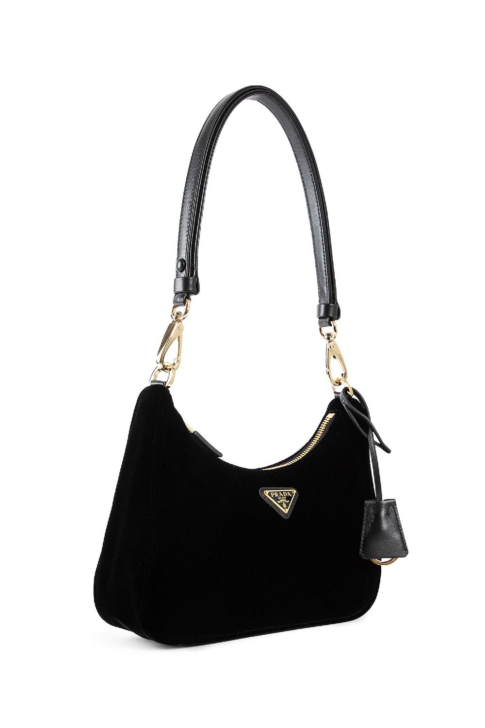 Antonioli PRADA WOMAN BLACK SHOULDER BAGS