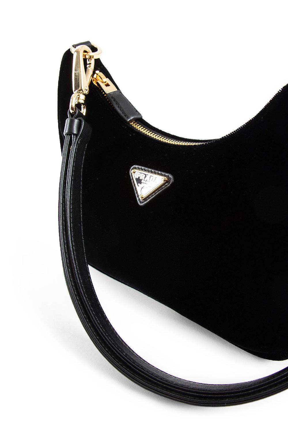 Antonioli PRADA WOMAN BLACK SHOULDER BAGS