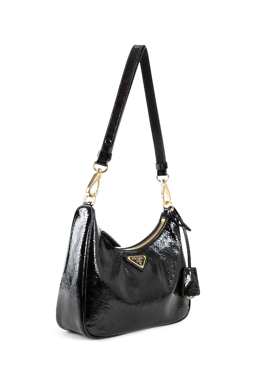 Antonioli PRADA WOMAN BLACK SHOULDER BAGS