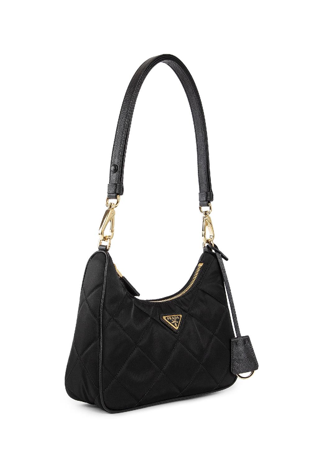 Antonioli PRADA WOMAN BLACK SHOULDER BAGS