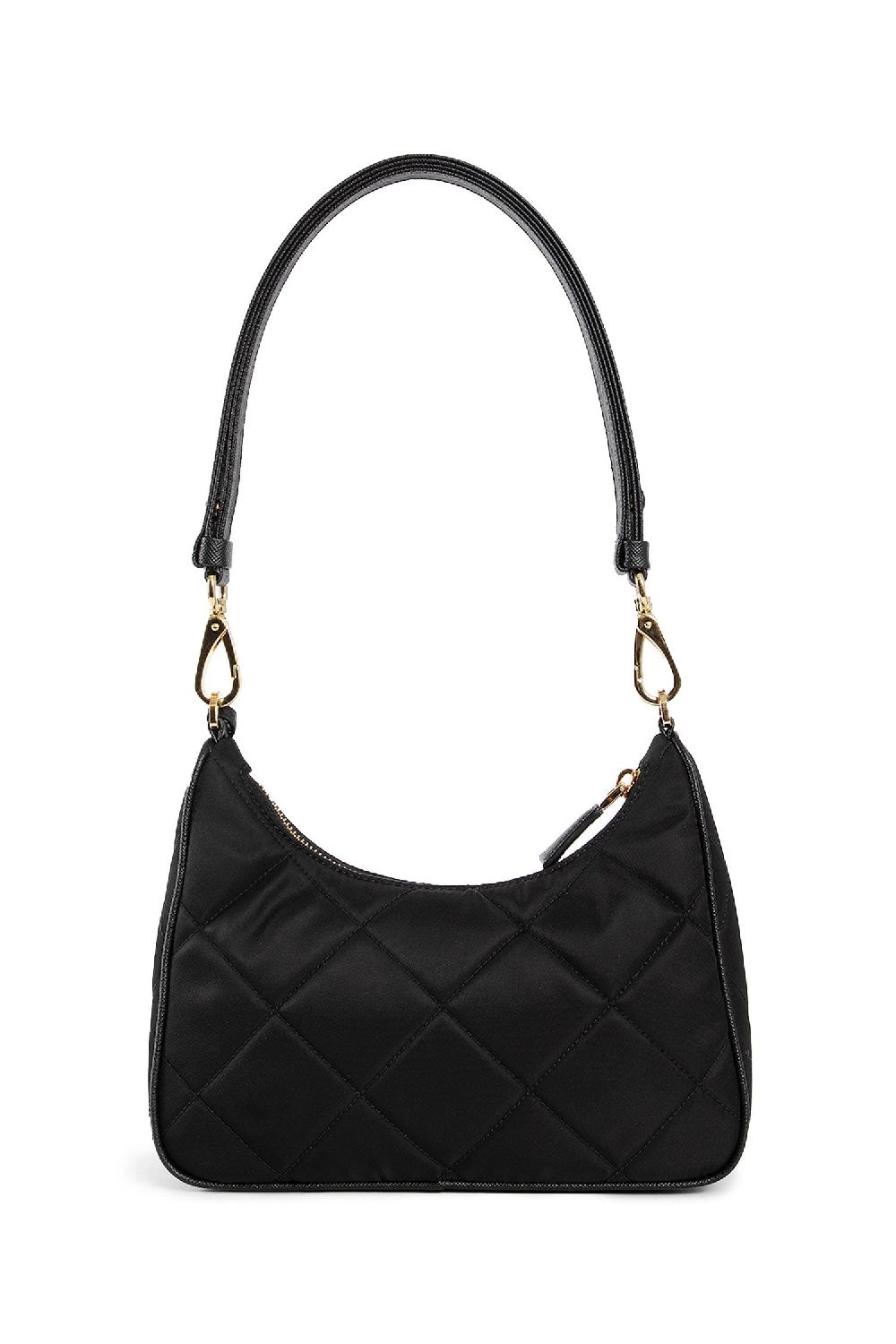 Antonioli PRADA WOMAN BLACK SHOULDER BAGS