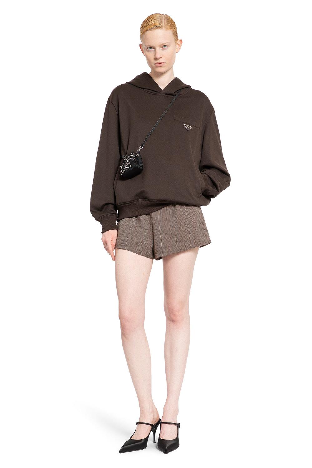 Antonioli PRADA WOMAN BLACK SWEATSHIRTS