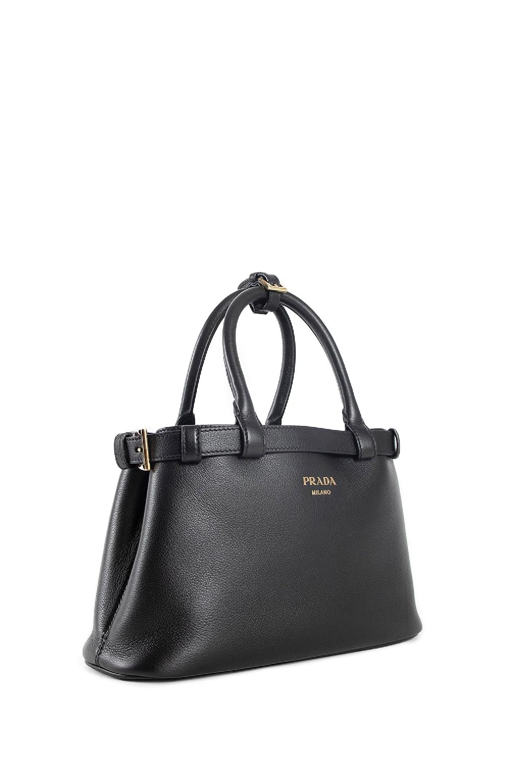 Antonioli PRADA WOMAN BLACK TOP HANDLE BAGS