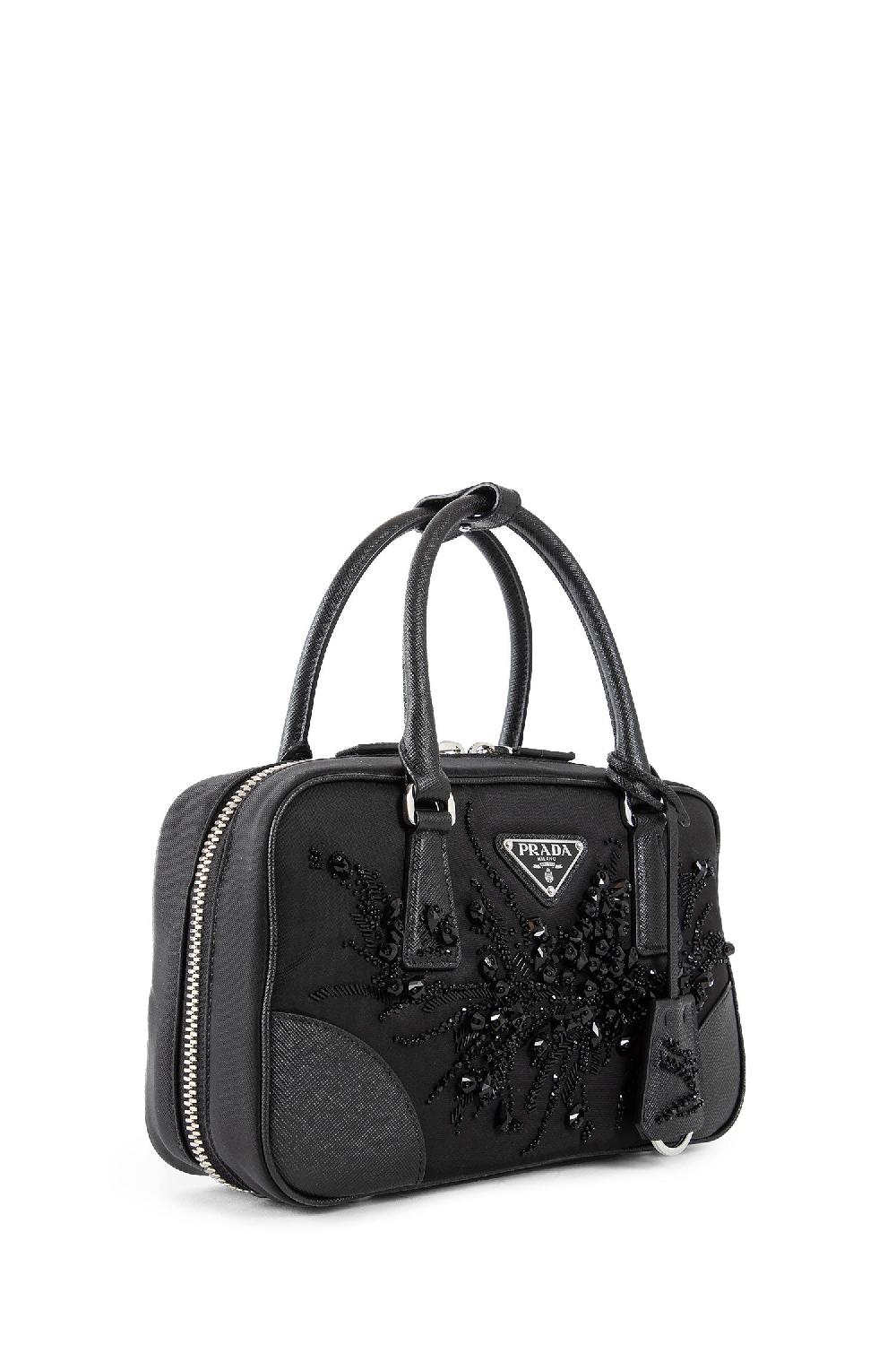 Antonioli PRADA WOMAN BLACK TOP HANDLE BAGS
