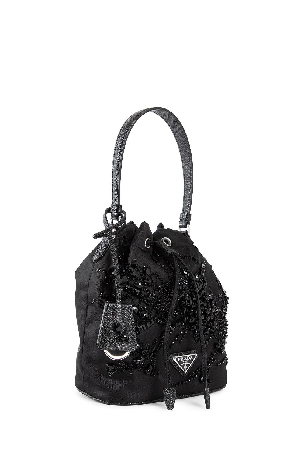 Antonioli PRADA WOMAN BLACK TOP HANDLE BAGS
