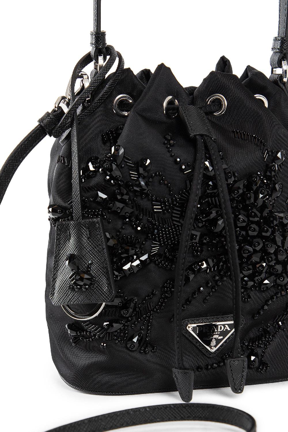 Antonioli PRADA WOMAN BLACK TOP HANDLE BAGS