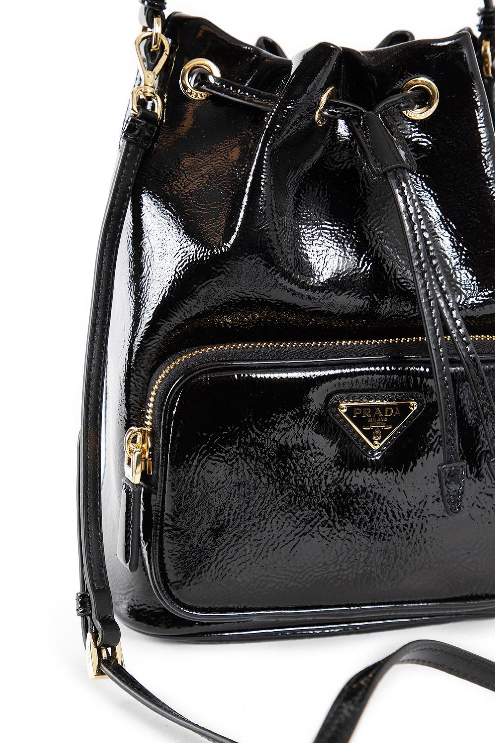 Antonioli PRADA WOMAN BLACK TOP HANDLE BAGS