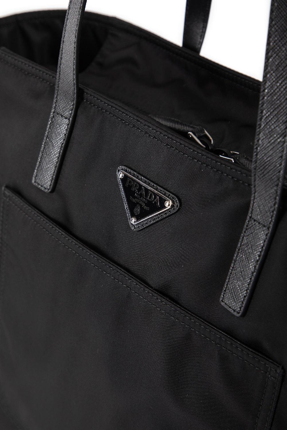 Antonioli PRADA WOMAN BLACK TOTE BAGS