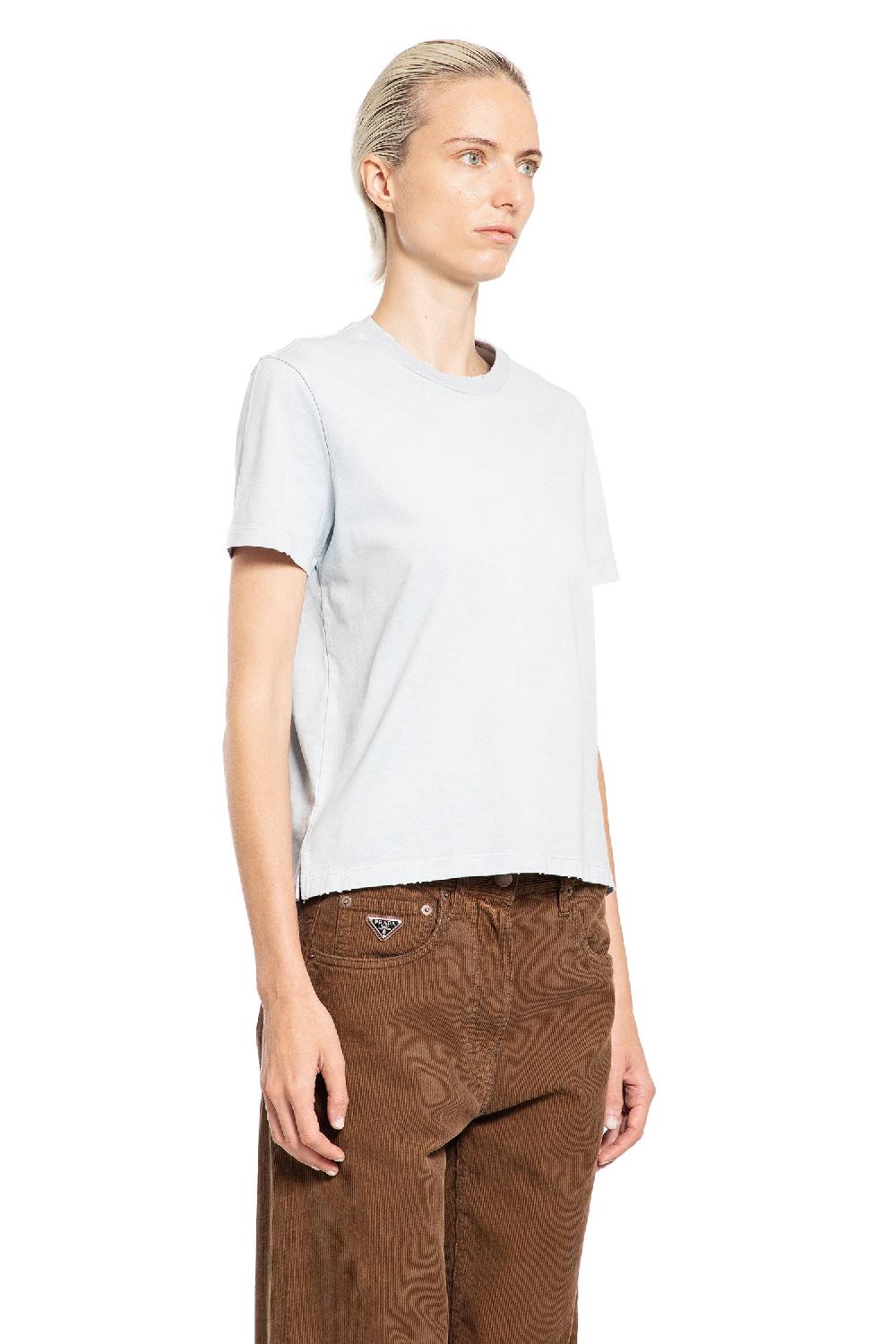 Antonioli PRADA WOMAN BLUE T-SHIRTS & TANK TOPS