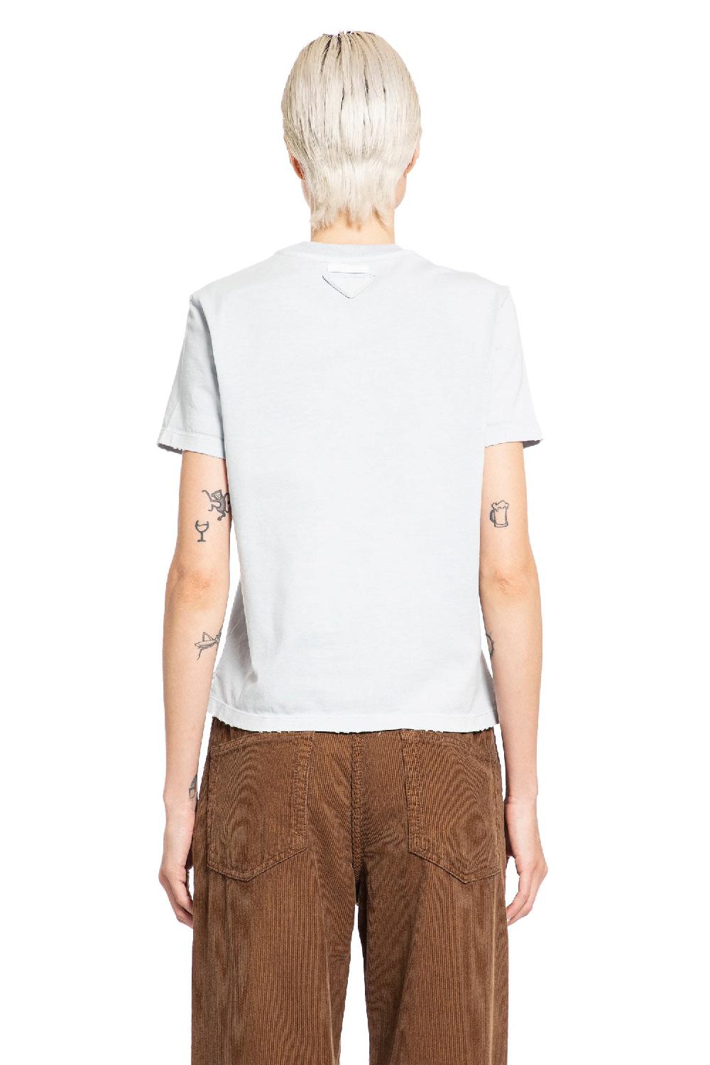 Antonioli PRADA WOMAN BLUE T-SHIRTS & TANK TOPS
