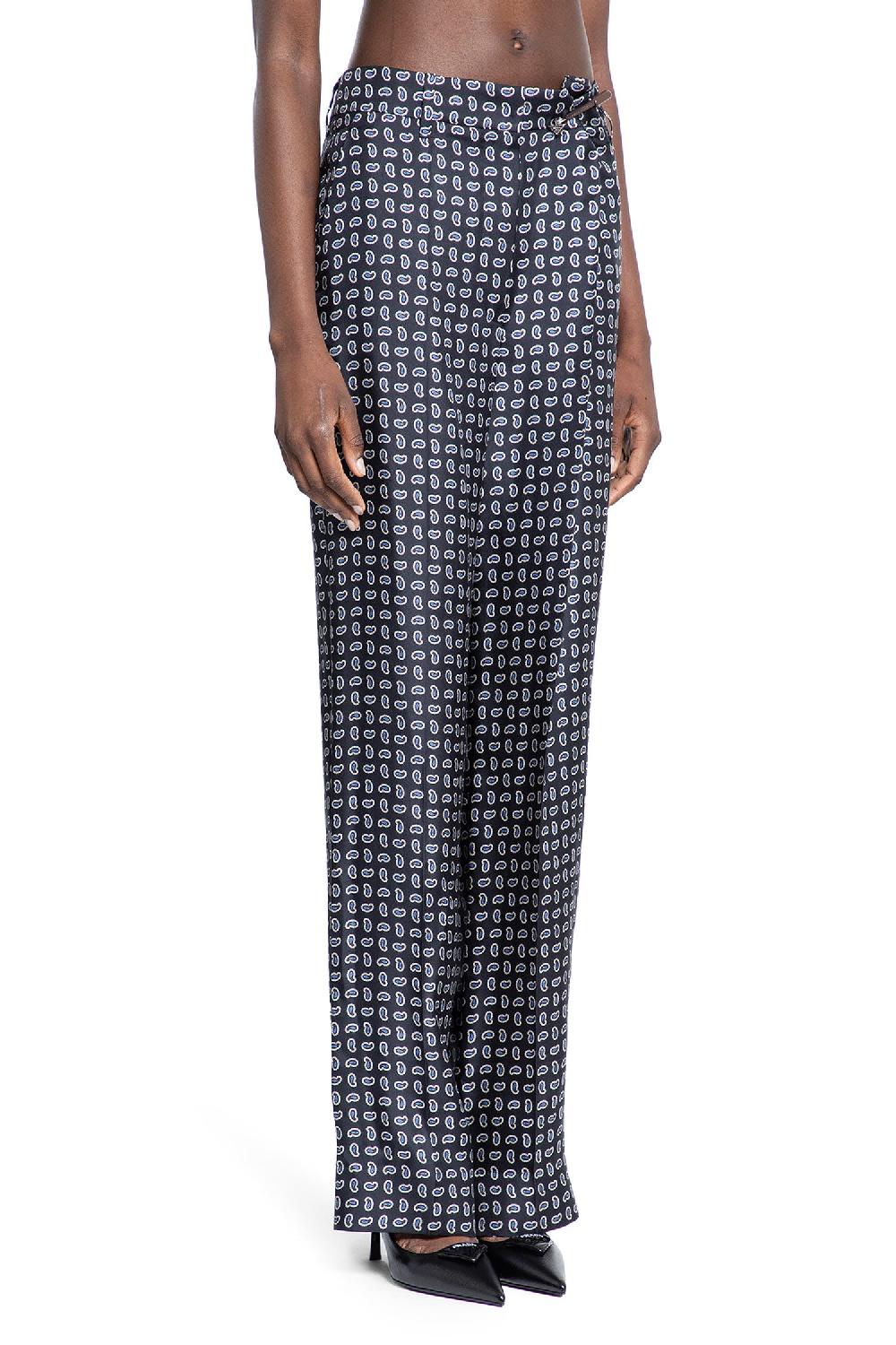 Antonioli PRADA WOMAN BLUE TROUSERS