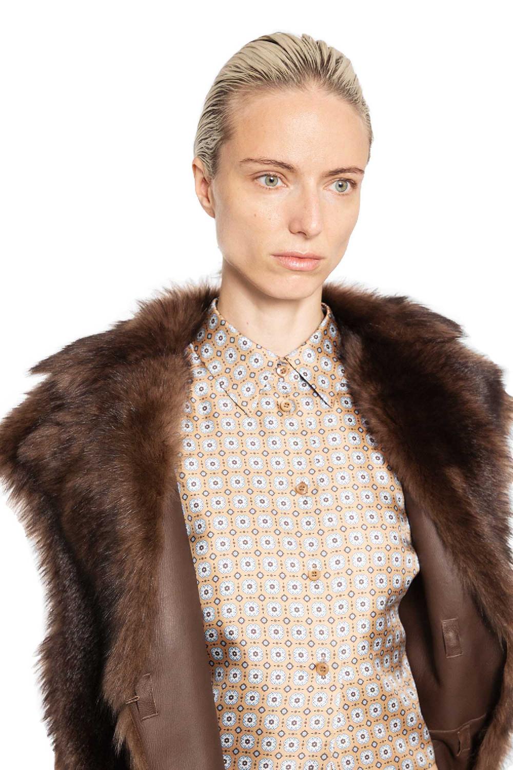 Antonioli PRADA WOMAN BROWN JACKETS