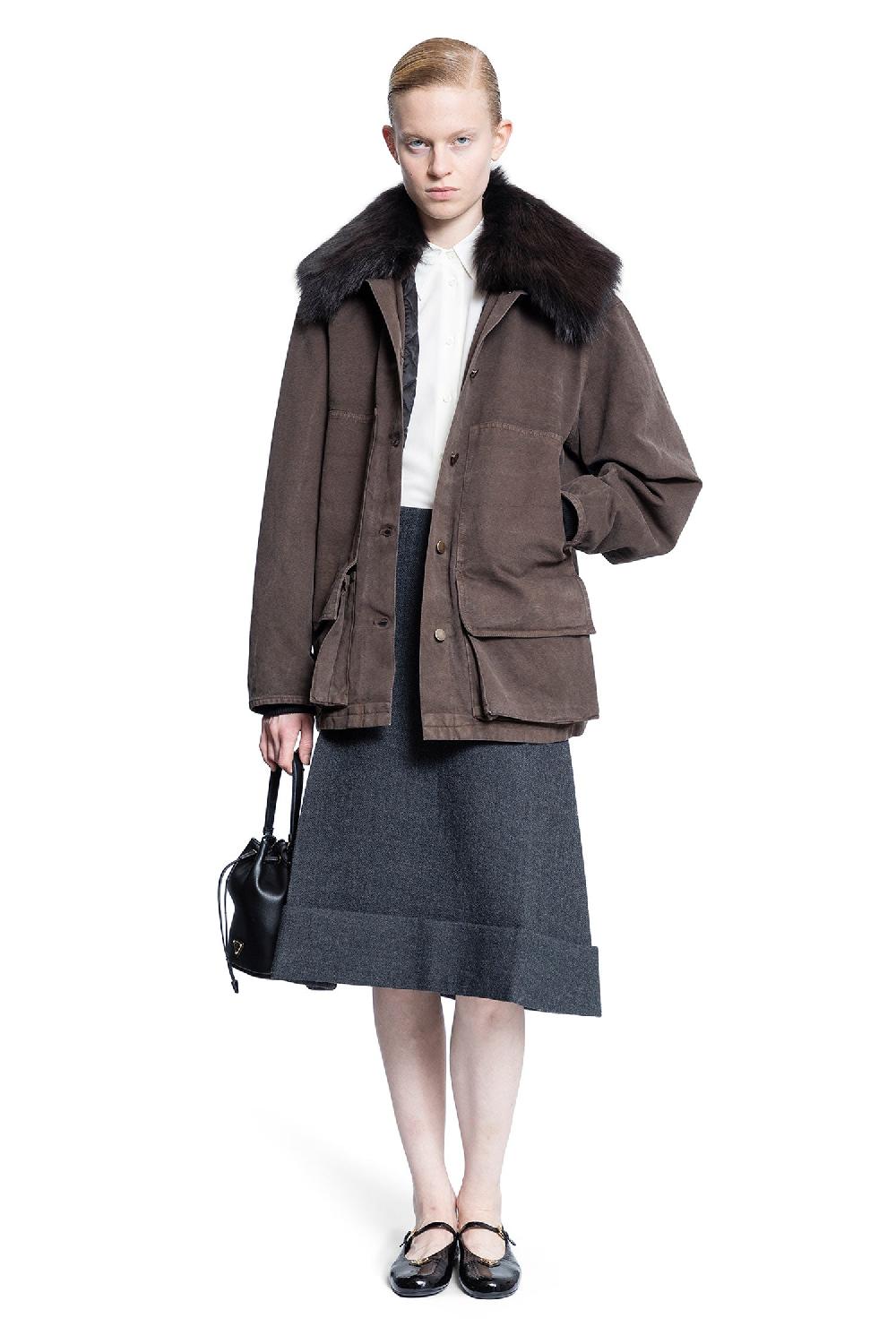 Antonioli PRADA WOMAN BROWN JACKETS