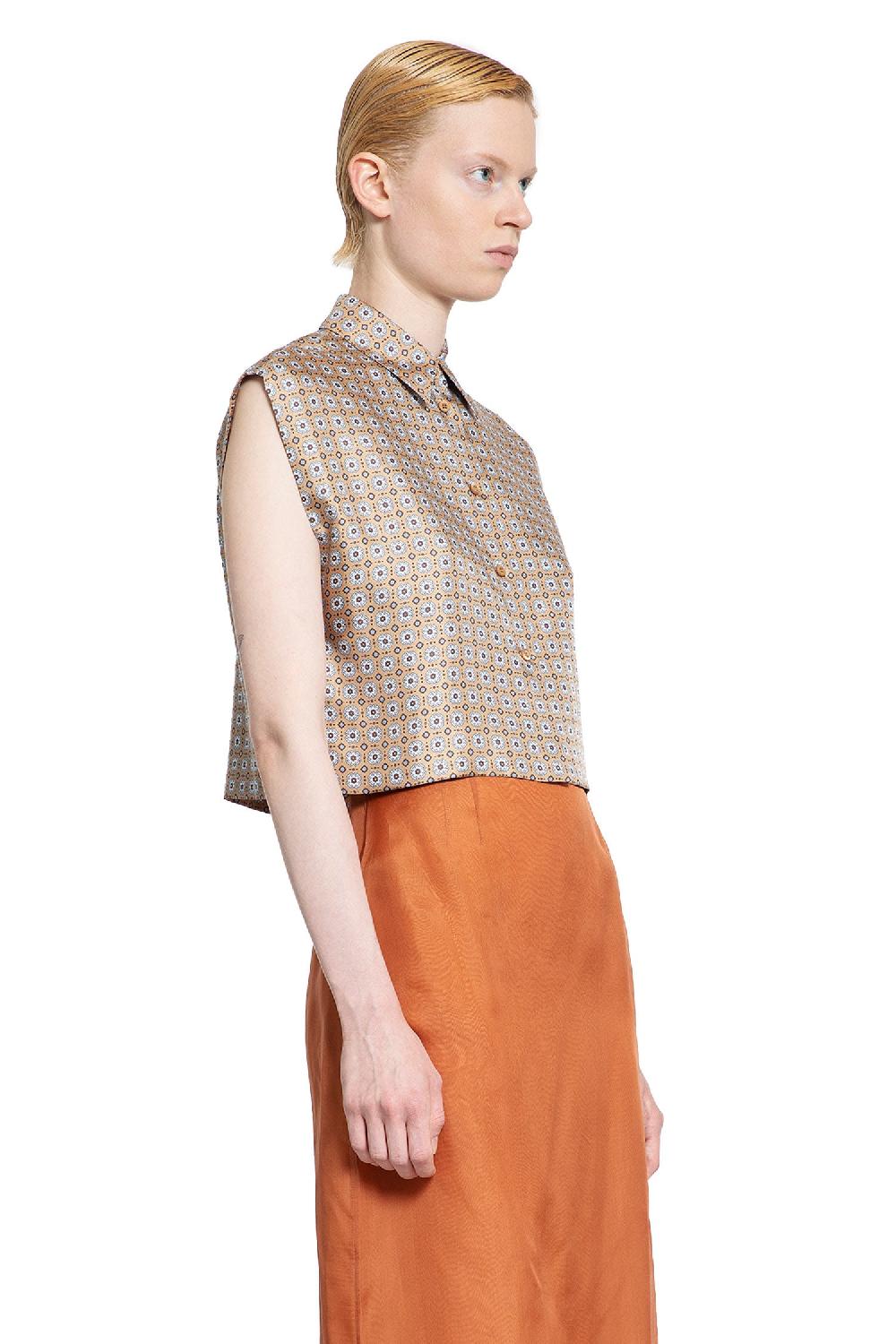 Antonioli PRADA WOMAN BROWN SHIRTS