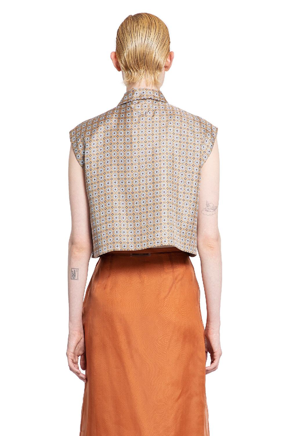 Antonioli PRADA WOMAN BROWN SHIRTS