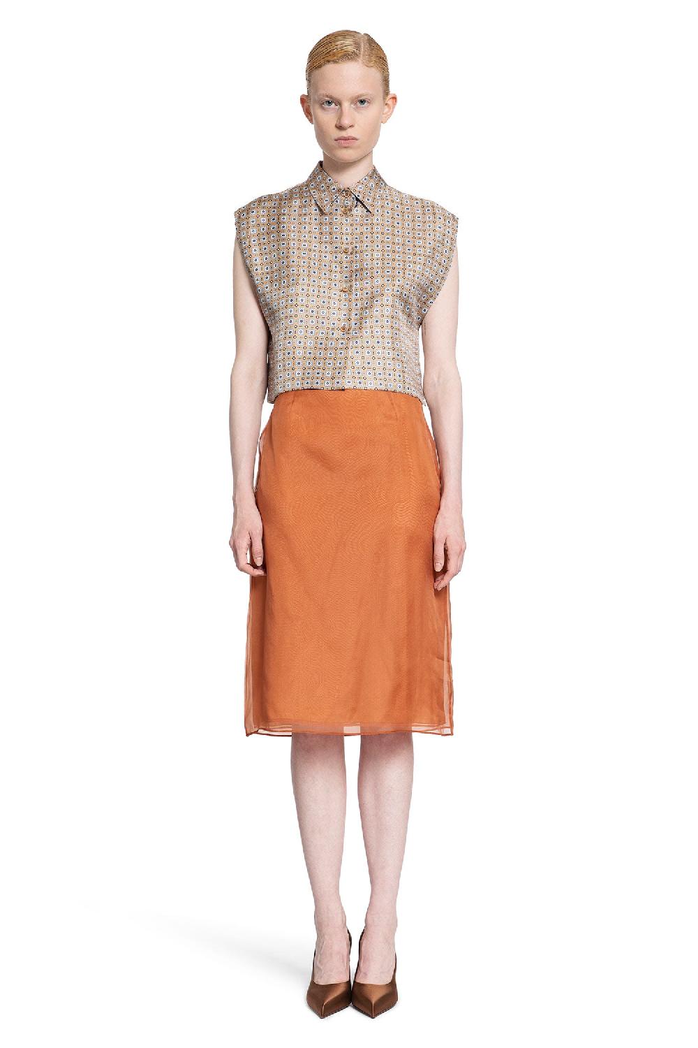 Antonioli PRADA WOMAN BROWN SHIRTS
