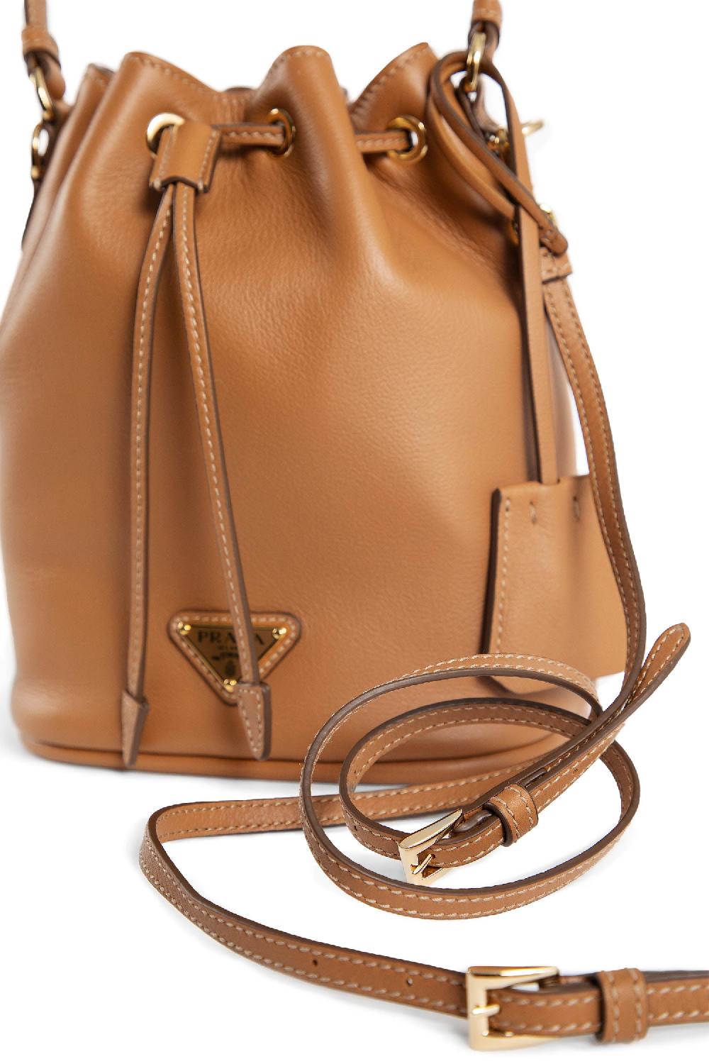 Antonioli PRADA WOMAN BROWN SHOULDER BAGS