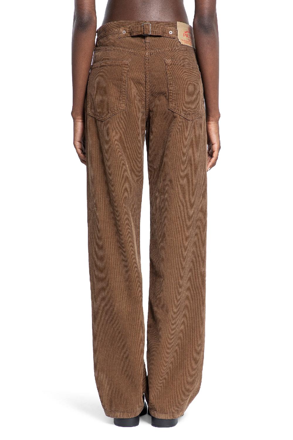 Antonioli PRADA WOMAN BROWN TROUSERS