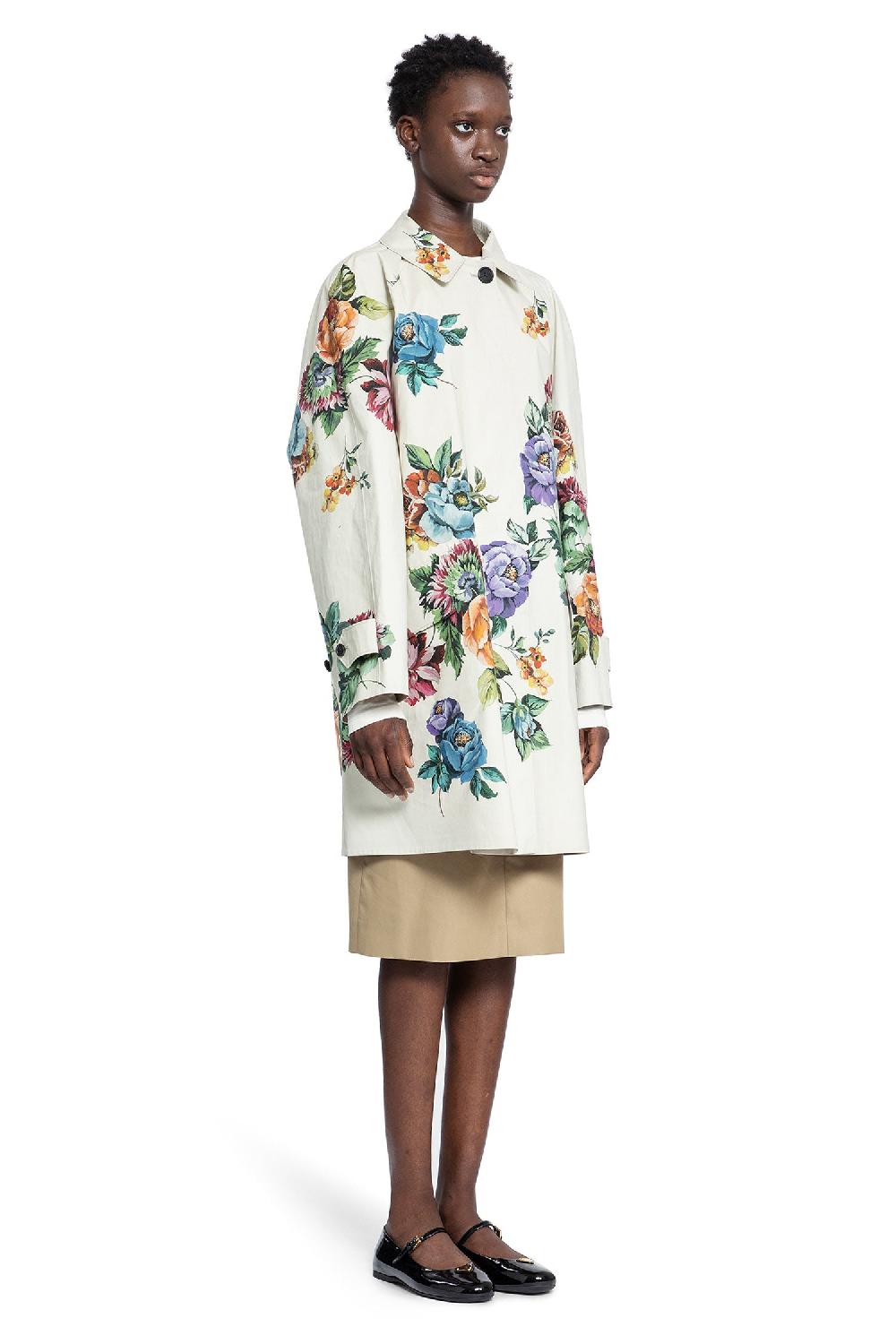Antonioli PRADA WOMAN OFF-WHITE COATS
