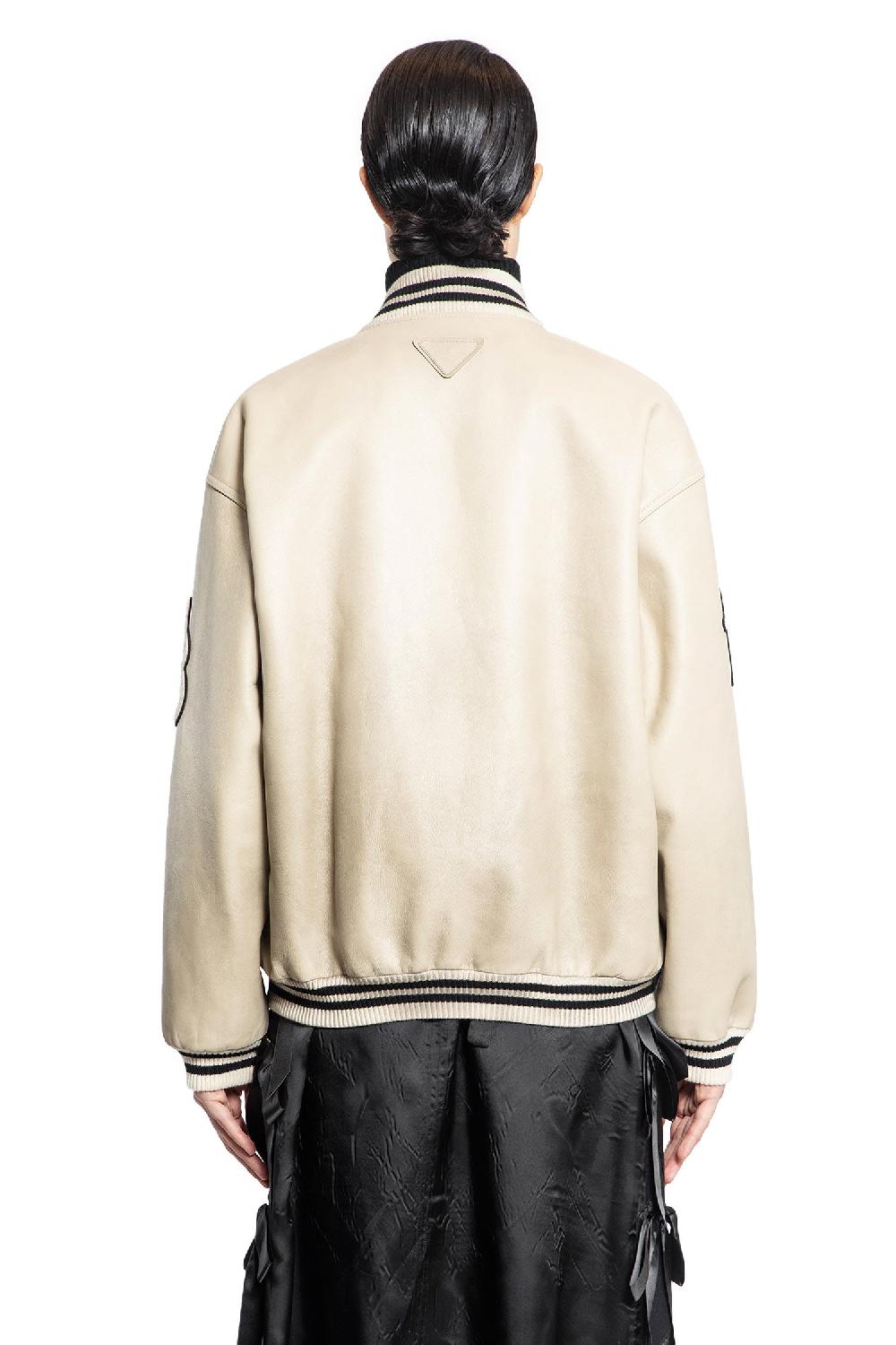 Antonioli PRADA WOMAN OFF-WHITE JACKETS