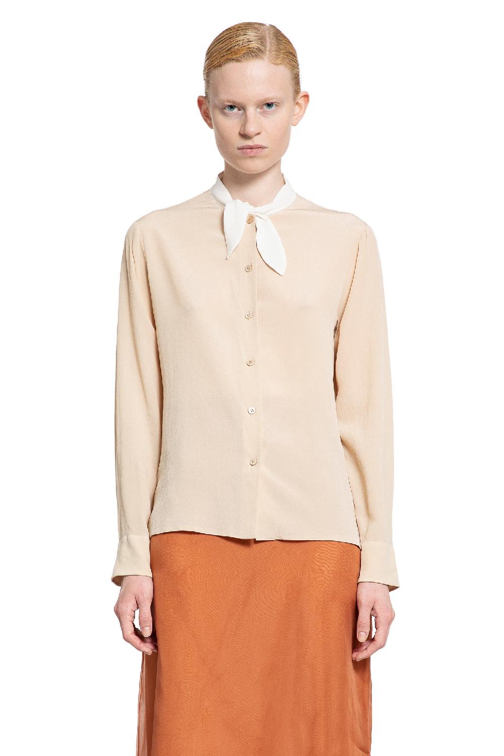 Antonioli PRADA WOMAN OFF-WHITE SHIRTS