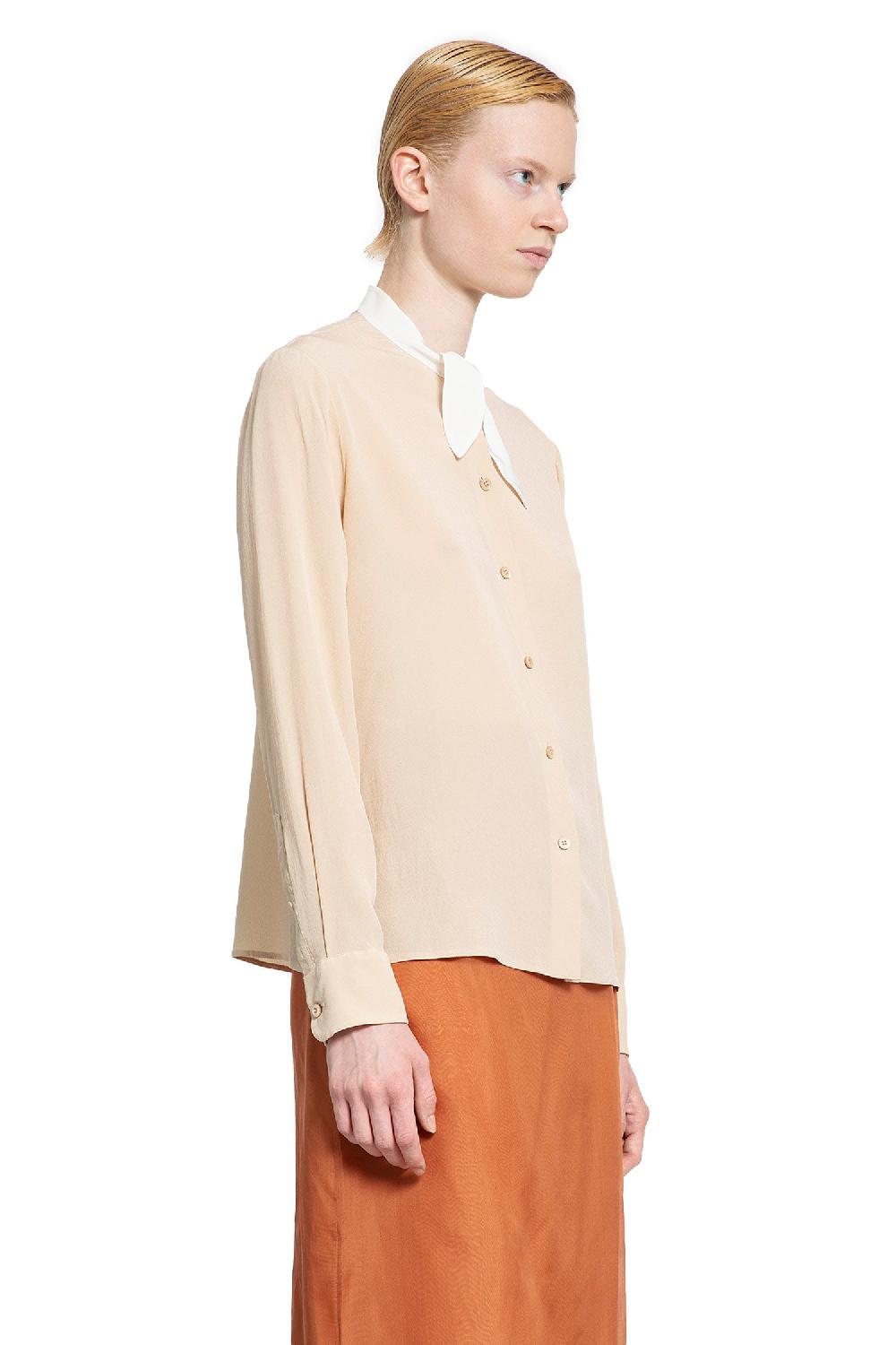Antonioli PRADA WOMAN OFF-WHITE SHIRTS