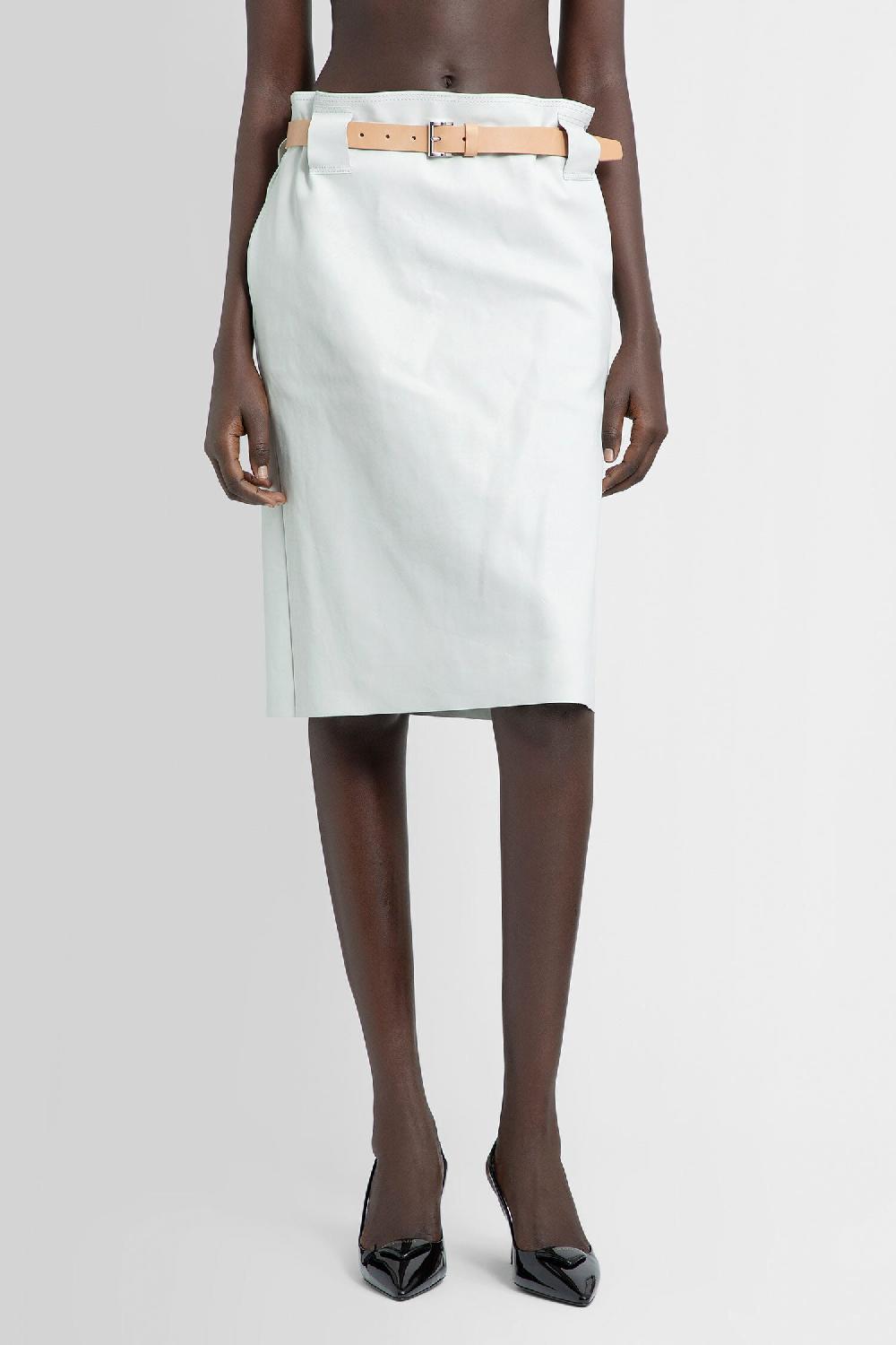 Antonioli PRADA WOMAN OFF-WHITE SKIRTS