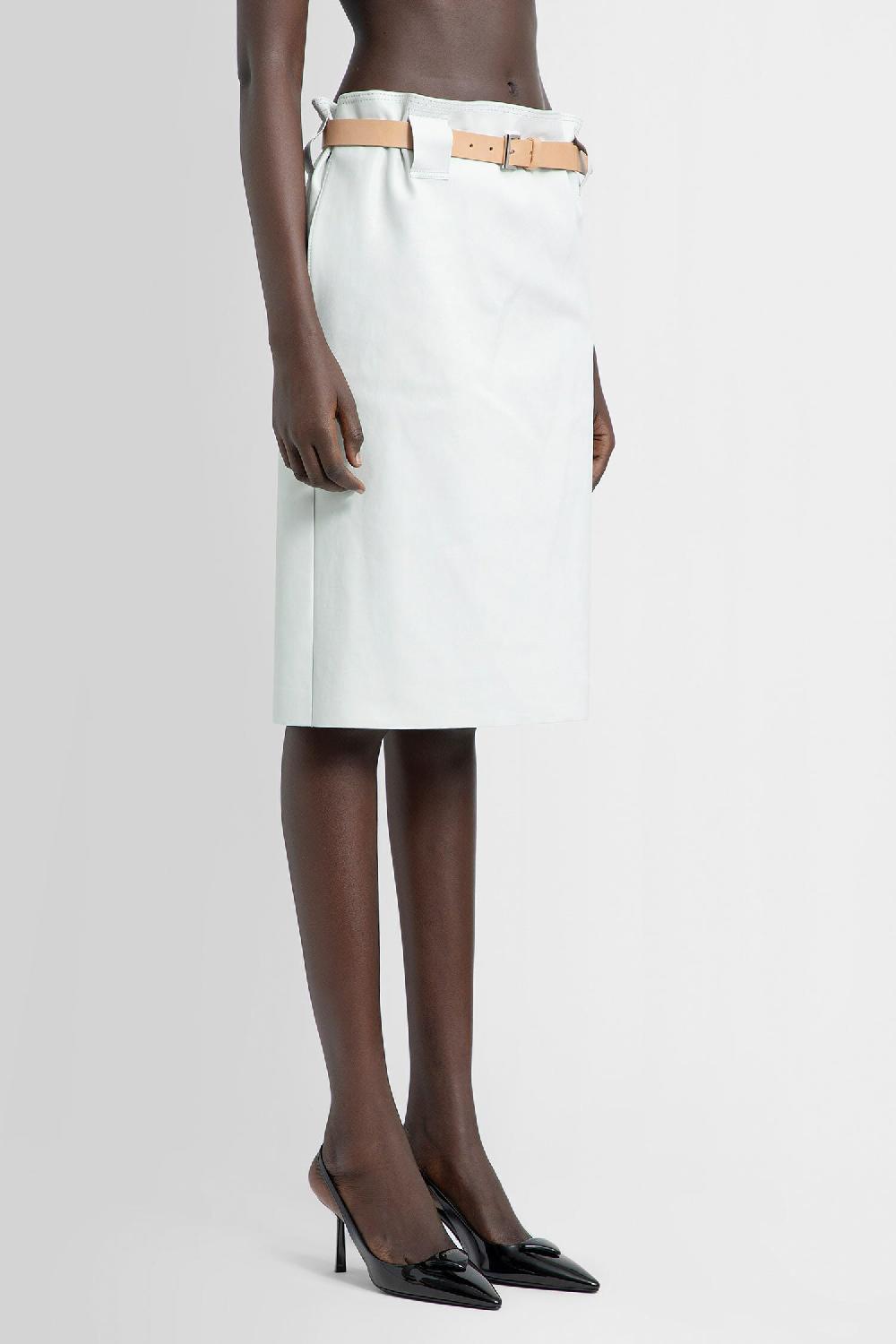 Antonioli PRADA WOMAN OFF-WHITE SKIRTS