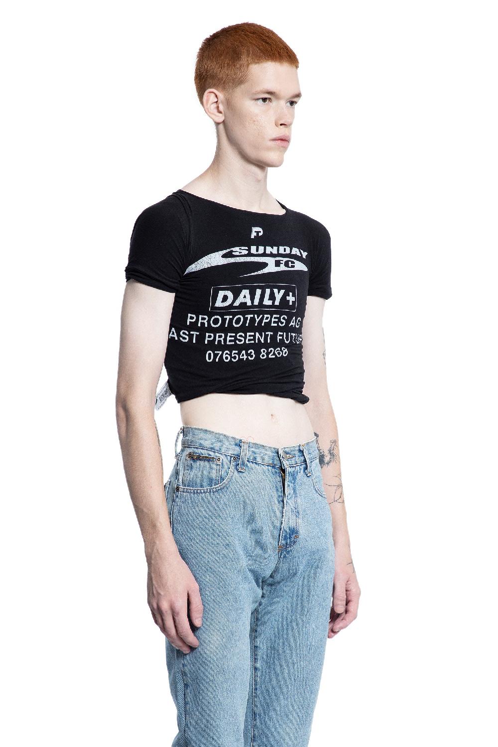 Antonioli PROTOTYPES MAN BLACK T-SHIRTS & TANK TOPS