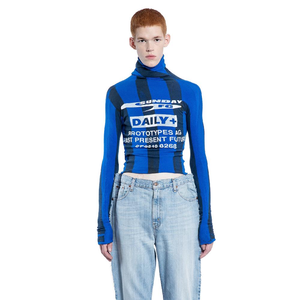Antonioli PROTOTYPES MAN BLUE T-SHIRTS & TANK TOPS