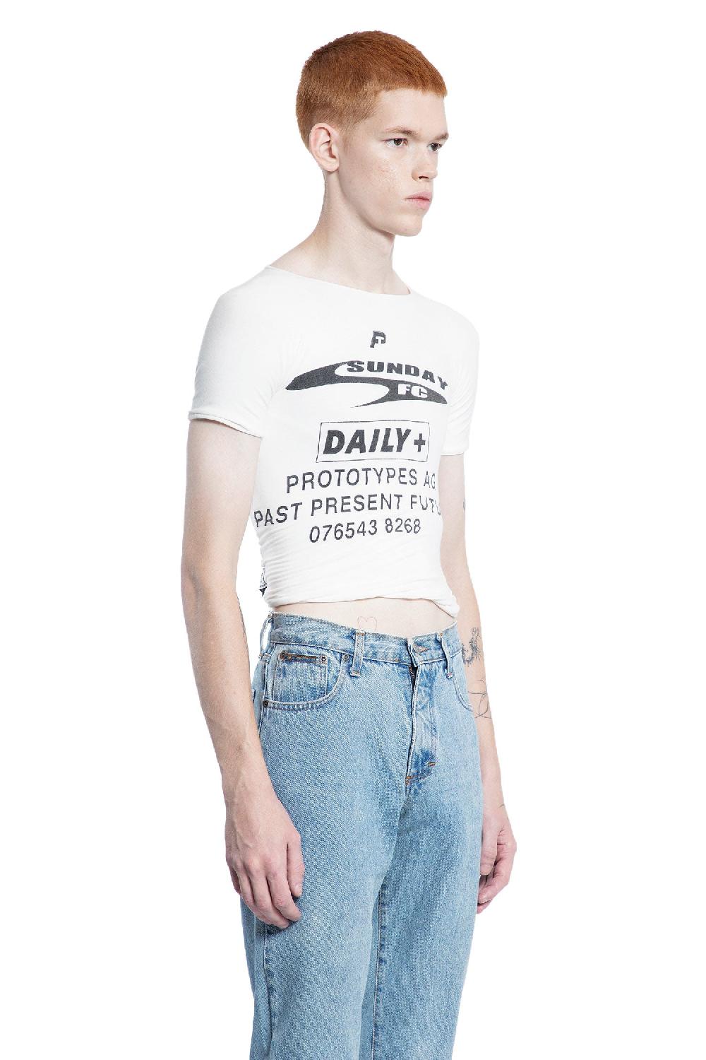 Antonioli PROTOTYPES MAN WHITE T-SHIRTS & TANK TOPS