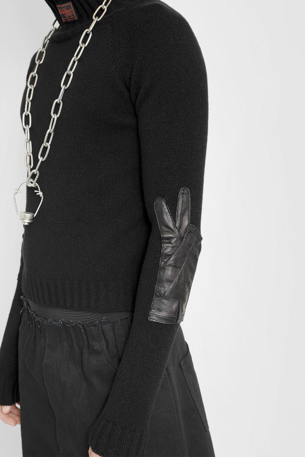 Antonioli RAF SIMONS MAN BLACK KNITWEAR