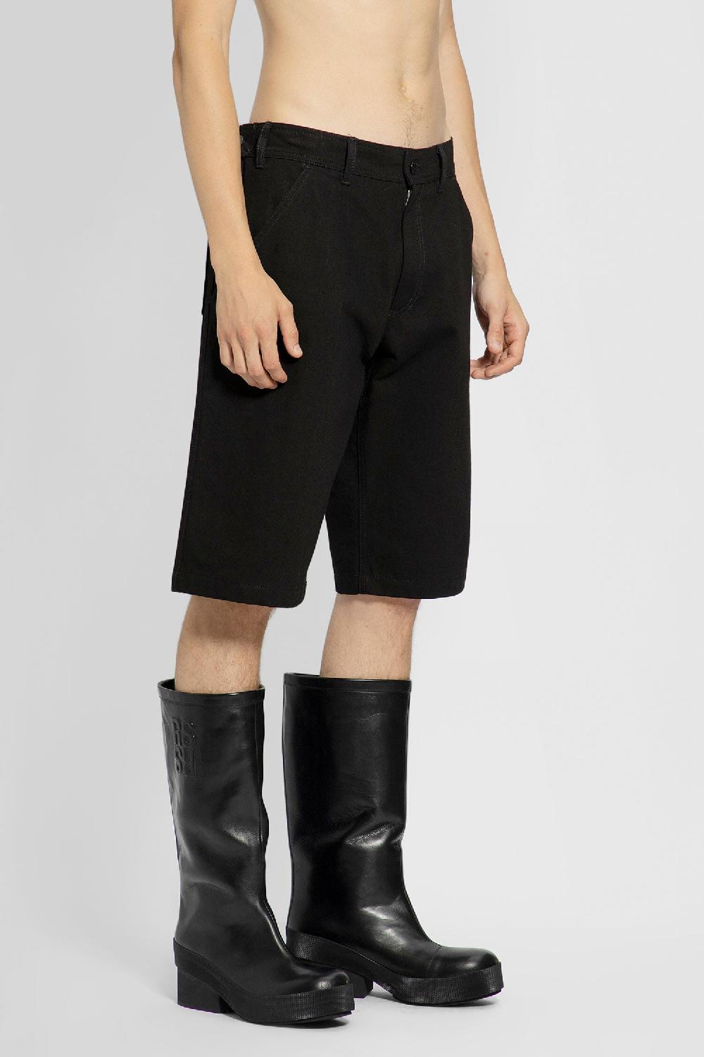 Antonioli RAF SIMONS MAN BLACK SHORTS & SKIRTS