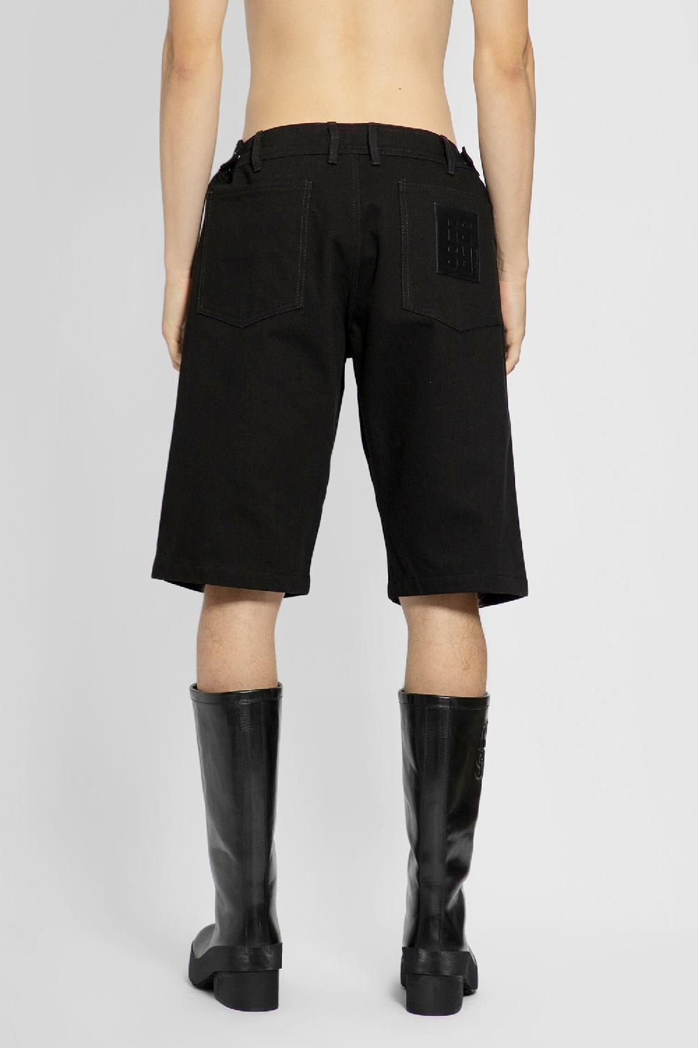 Antonioli RAF SIMONS MAN BLACK SHORTS & SKIRTS