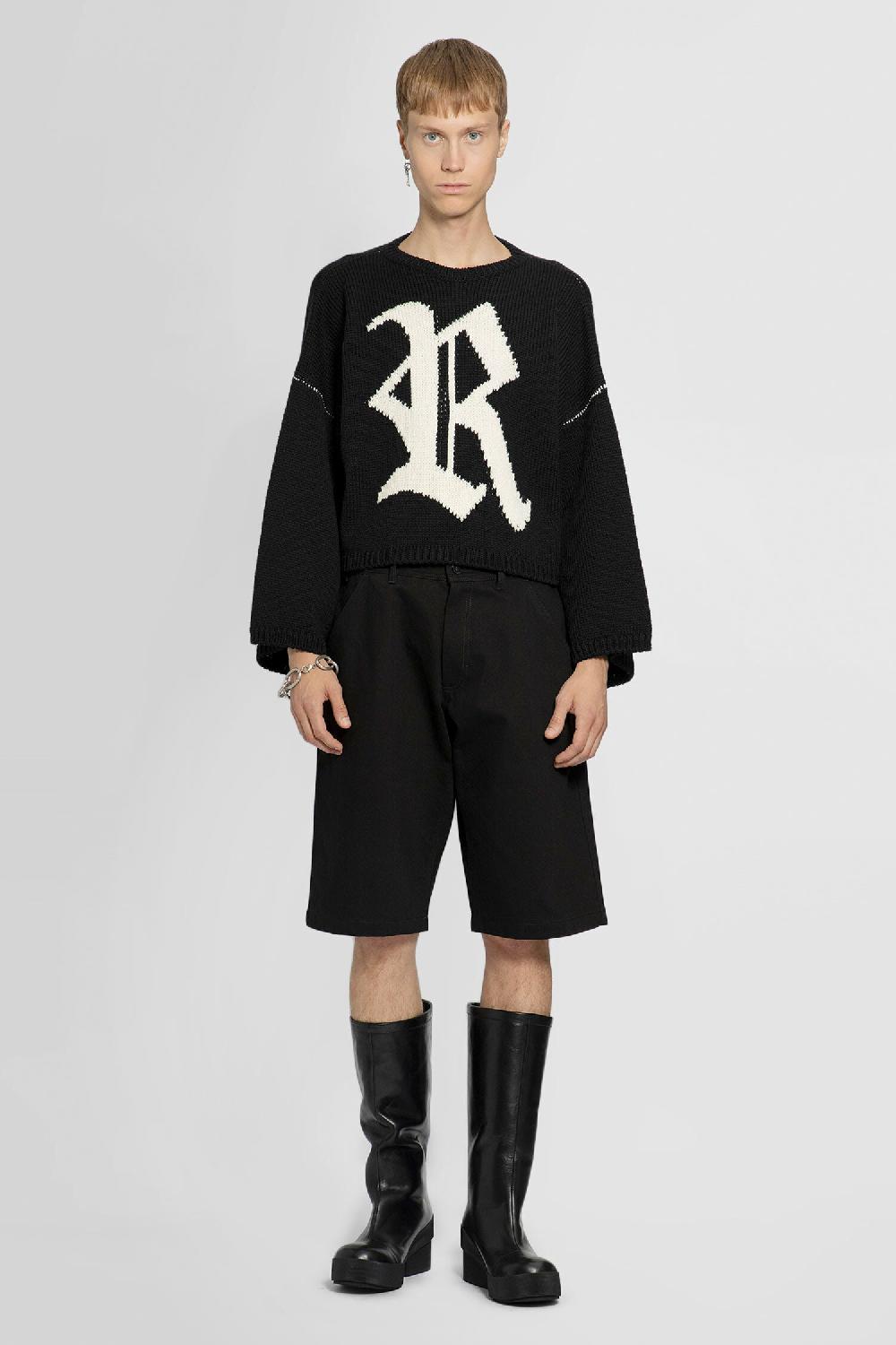 Antonioli RAF SIMONS MAN BLACK SHORTS & SKIRTS