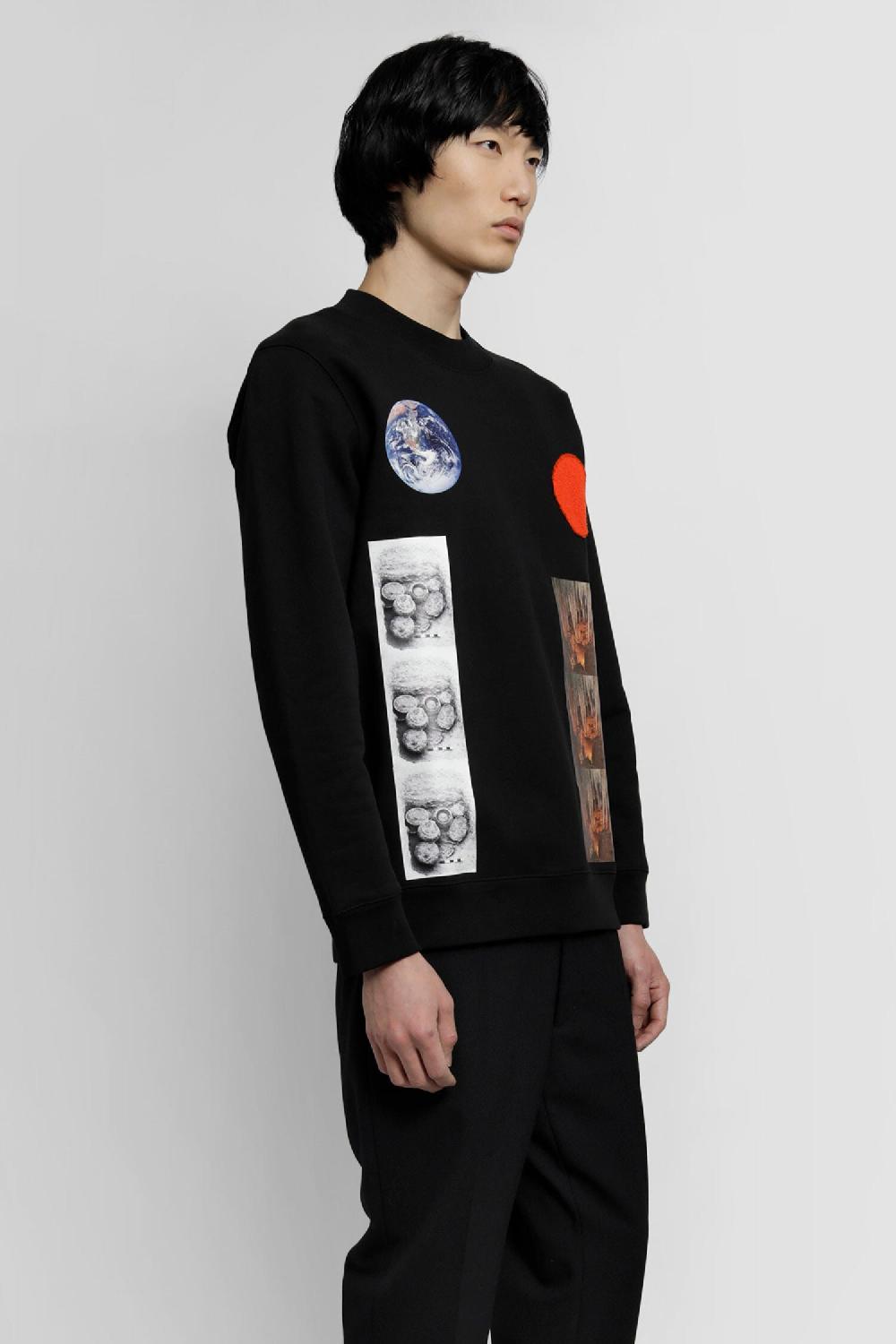 Antonioli RAF SIMONS MAN BLACK SWEATSHIRTS
