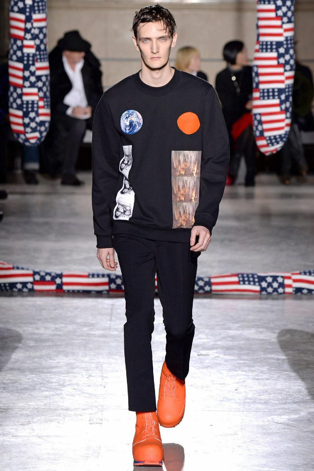 Antonioli RAF SIMONS MAN BLACK SWEATSHIRTS