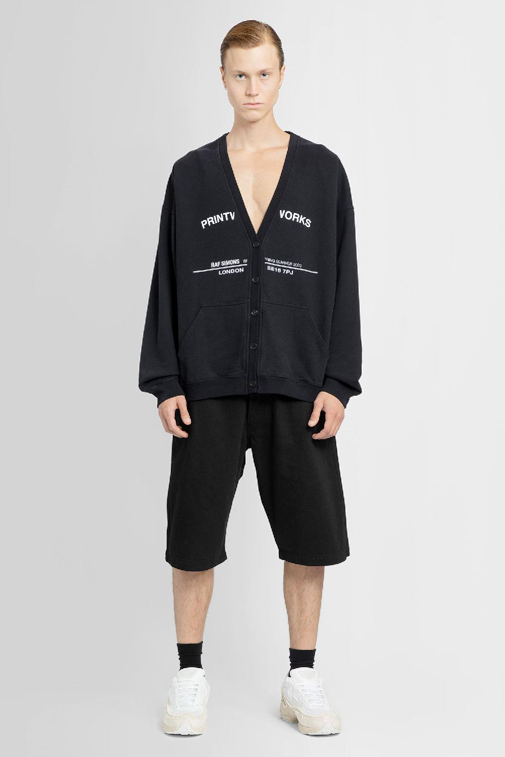 Antonioli RAF SIMONS MAN BLACK SWEATSHIRTS